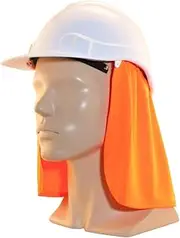 [UVeto Australia] UVeto Attach-A-Flap Hard Hat Accessory (Hi-Vis Orange)