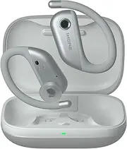 1MORE Fit Open Earbuds S50, Open-Ear True Wireless Bluetooth Headphones with Microphone, Earbuds with Earhooks for Comfortable Wearing, IPX7, Fast Charging, 38H Playtime, Bluetooth 5.3, Silver