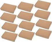 SHOWERORO 12pcs Cardboard Shipping Boxes Easy Fold Packing Boxes for Business for Mailing Storing Organizing Items