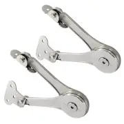 2pcs Heavy Duty Lid Support Hinge Soft Close Lid Stay Hinge for Chest Cabinet...
