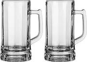 qwmvhfg， Personalised Pint Glass,Beer Cup Beer Mugs Clear Glass Mugs Set of 2 Lightweight Cups for Beer Coffee Tea Juice for Hot or Cold