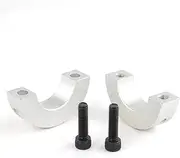 Aluminium Separate Optical Axis Fixing Locking Limit Bearing Positioning Clamping Bush ID 6/8/10/12/13/14/15/16~60mm(20x40x12mm-1pcs)