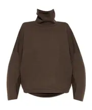 Lemaire Turtleneck Knit Sweater L,M DARK BROWN