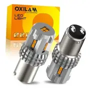 2057 2357 7528 BAY15D LED Bulb Amber Yellow Replacement for Turn 1157 yellow