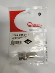 CBN-2114 Quest 2PC BNC Male Crimp For RG6 PVC