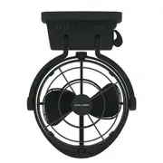 ENGLAON 12V/24V DC Caravan Fan for Caravan (Black)