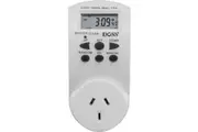 7 Day 24hrs Mains Digital Powerpoint Electrical Timer 12 24 Time 10A 2400W Max