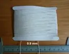 20-43 ft 0.9 mm White Lift Pull String Cord for Shades, Honeycomb, Window Blinds