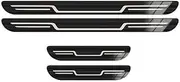 4Pcs Car Door Sill Protector for Subaru Forester Wagon 2009-2013, Stainless Steel Kick Plates Car Threshold Scuff Plate Styling