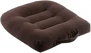 Car Seat Cushion Pillow Heightening Height Pad, Safe Driving Sitting Position and Angle Lift Seat Cushions, Ideal for Driver,Office,Home Used All The Year,15.7x15.7x4.7 inch,Rose PjxTBd