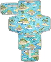 Reusable Changing Table pad with Tissue Pocket Diaper mat Changing pad Infant Travel Station Kit