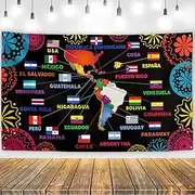 Hispanic Heritage Month Decorations Latin American Banner Spanish Classroom Decorations National Hispanic Heritage Month Decorations for Classroom Home