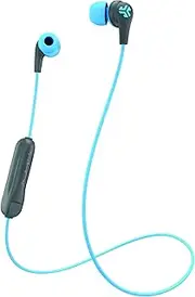 [JLab] Audio JBuds Pro Bluetooth Wireless Signature Earbuds | Titanium 10mm Drivers | 6-Hour Battery Life | Music Controls | Noise Isolation | Bluetooth 4.1 Extra Gel Tips and Cush Fins | Graphite/Blu