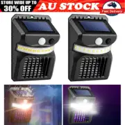 2x Solar Mosquito Killer Zapper Bug Insect Lamp LED Light Fly Trap Pest Catcher