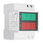 D52-2042 Double Display Guide Rail Digital Voltmeter Digital Display AC Voltmeter AC Current Meter