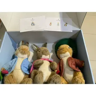 全新正版彼得兔玩偶3入禮盒