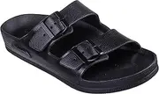 [Skechers] Men's Double Buckle Slide Sandal