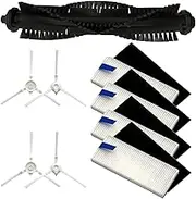 Main Brush Roll Brush Side Brush Mop Cloth HEPA Filter Compatible with 360 S6 Robotic Vacuum Cleaner Spare Parts Accessories (Color : Set 8)