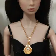 1PC Fashion Accessories 1/6 Scale Soldier Jewelry Necklace 12" Figure Gold Metal
