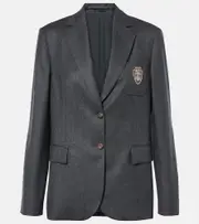[Brunello Cucinelli] Brunello Cucinelli Wool blazer AU 12 grey