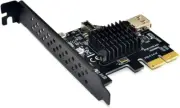 Cablecc USB 3.1 Front Panel Socket & USB 2.0 to PCI-E Express Card Adapter fo...