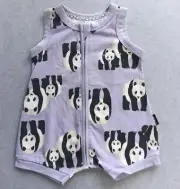 Bonds Baby Zip Wondersuit Romper Sleeveless Panda Size 000 (0-3 months) New