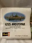 Vintage 1975 Revell Plastic Ship Model Kit USS ARIZONA New Broken Cellophane