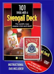 RED SVENGALI MAGIC TRICK DECK COMPLETE CARD MAGIC KIT