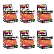 6PK Schylling Nice Cube Swirl Nee Doh Kids/Childrens Squishy Toy Assorted 3y+
