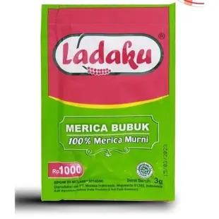 印尼 LADAKU Merica Bubuk白胡椒粉隨手包 24*3g