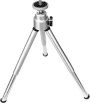 Mini Flexible Projector Tripod Stand Bracket Mini Projector Aluminum Alloy Holder Stand Projetor Tripod Silver