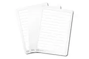 30PK Quartet Flex Double-Sided Board A4 Plain Lined Frameless Gloss Whiteboard