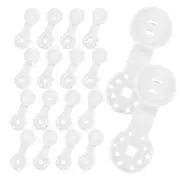80 Pcs Round Solar Net Clip Garden Clips Plastic for Sunshade Cloth Netting