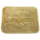 50 Miler Afoot Afloat Award Light Brown Leather Patch BSA Boy Scouts Of America