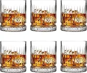 Highball Drinking Tumbler Glasses | Set of 6 | 210ML | Crystal Glasses | Highball Glasses | Drinking Glassware | Florence Collection | Dishwasher Safe