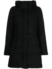 hooded puffer coat