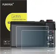 【For Canon V1 G7XIII】 2 Pack Glass Screen Protector Film for Canon PowerShot V1 G7XIII EOS M200 850D Cameras, Ultra-Thin Tempered Glass, 9H Hardness, 2.5D Round Edges, Anti-Scrach Anti-Fingerprint Anti-Dust