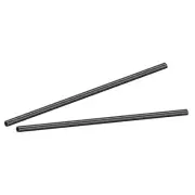 Carbon Fiber Round Tube 6x4x200mm 3K Roll Wrapped Glossy for RC Airplane 2Pcs