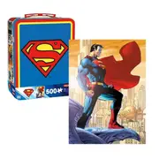 Aquarius Superman with 500pc Puzzle Carry All Fun Box