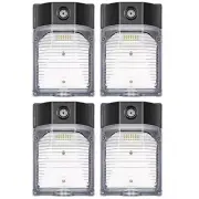 Hykolity 30W LED Wall Pack Light with Photocell, 3450LM 5000K Daylight Dusk to