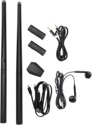Jiawu Electronic Drum Set, Portable Drum Kit, Support MIDI, for Beginners, Kids