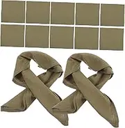 MAGICLULU 12pcs Cotton Napkins: 40cm Square Washable Table Dinner Napkins for Wedding Receptions High End Dining and Everyday Use