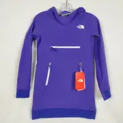 NWT The North Face Girls Tekno Pullover Hoodie Deep Blue Size M Medium