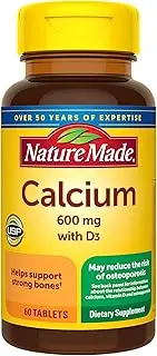 Nature Made Calcium with Vitamin D, 600mg (60 tablets)