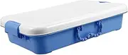 Toddmomy Portable Plastic Sandbox with Cover Multi Use Handheld Storage Box for Indoor Fun Sand Tray for Classroom Activities