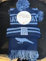 Harry Potter Beanie Hat and Scarf Set Ravenclaw New With Tag
