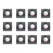 12PK Topchef Square Cake Board/Base Kitchen Baking Pastry Accessory Grey 30cm