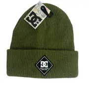 DC SHOES Unisex’s Beanie Hat Green One Size New