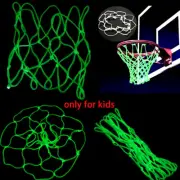 Glow In The Dark Basketball Hoop Net Luminous Shoot Training Sports K-D6