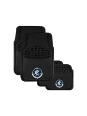 OFFICIAL CARLTON BLUES CARPET AND RUBBER CAR MAT SET